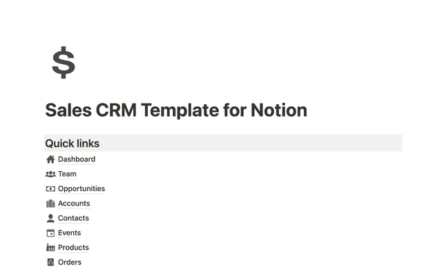 Sales CRM
