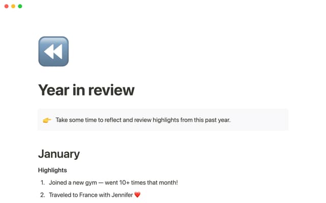 Year in review